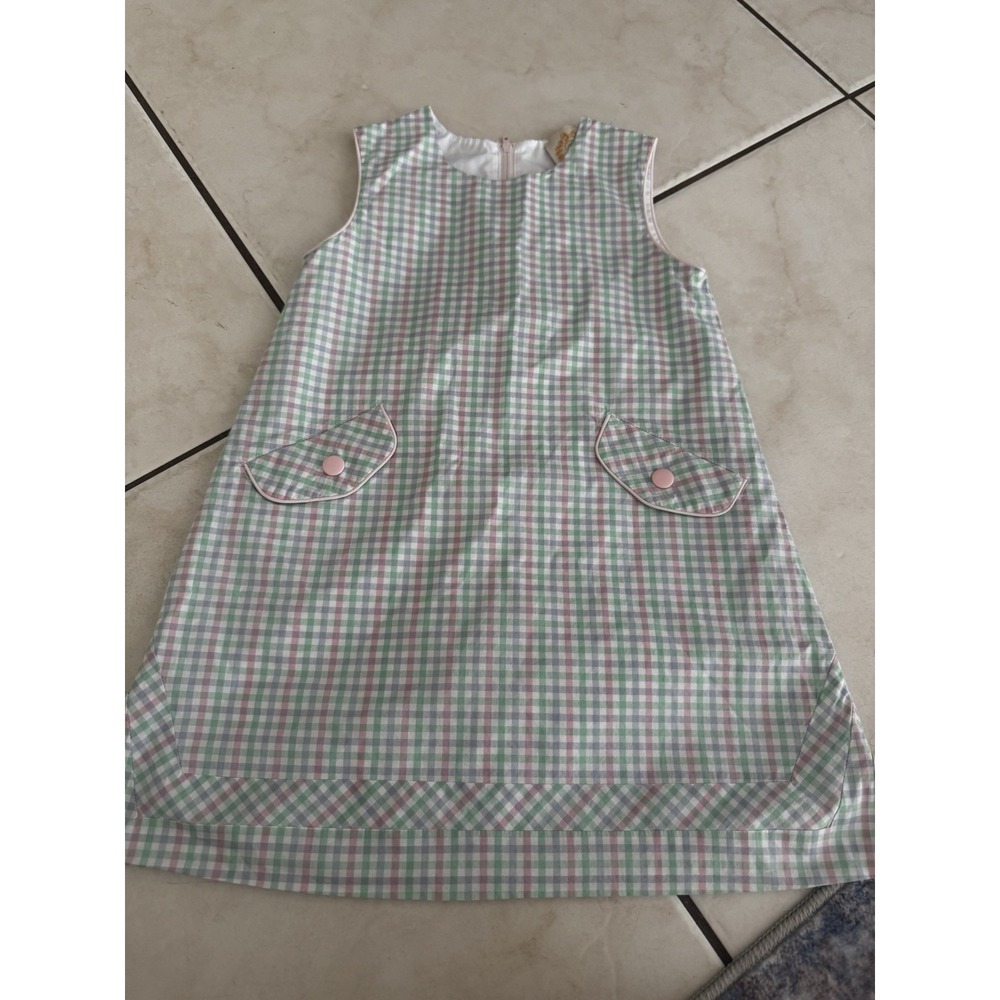 The Beaufort Bonnet Company TBBC Janie Jumper Plaid Size 4t Girls Preppy